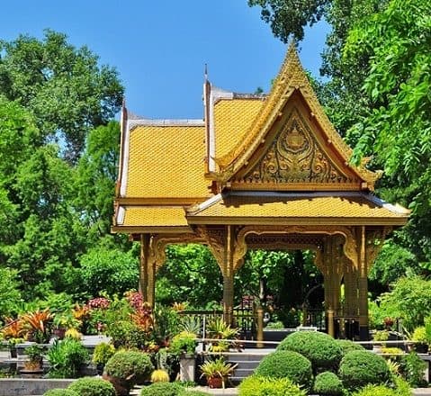Thai Hall og Tropical Garden ved Olbrich Botanical Gardens